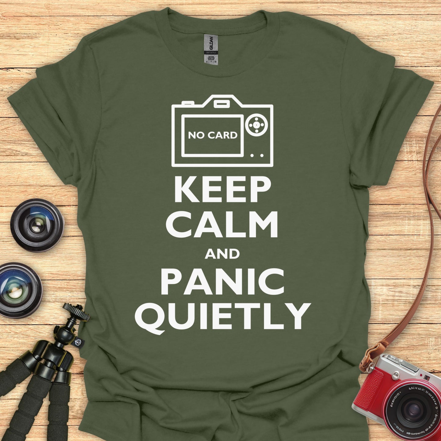 Keep Calm and Panic Quietly T-Shirt