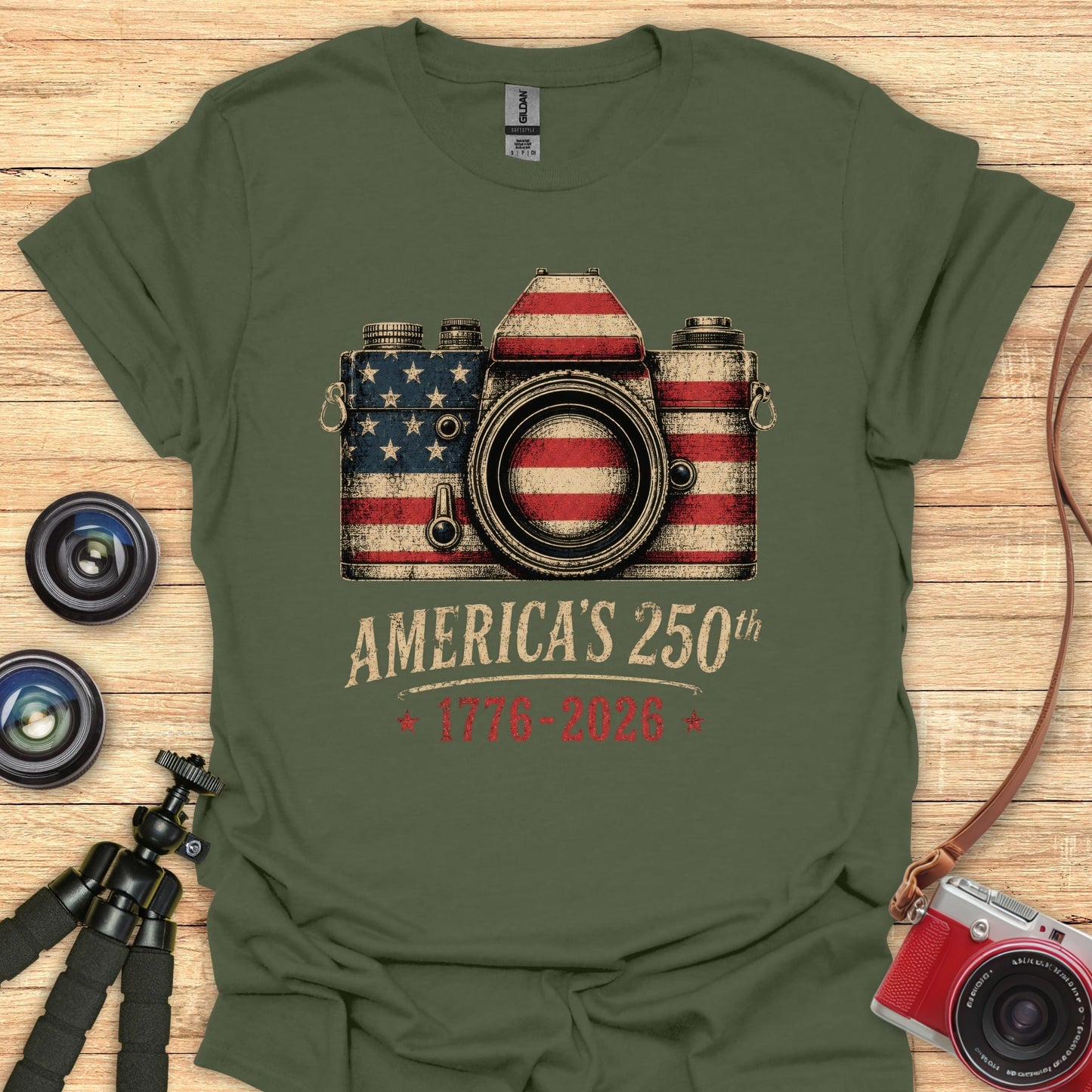 American Classic Camera 250th T-Shirt