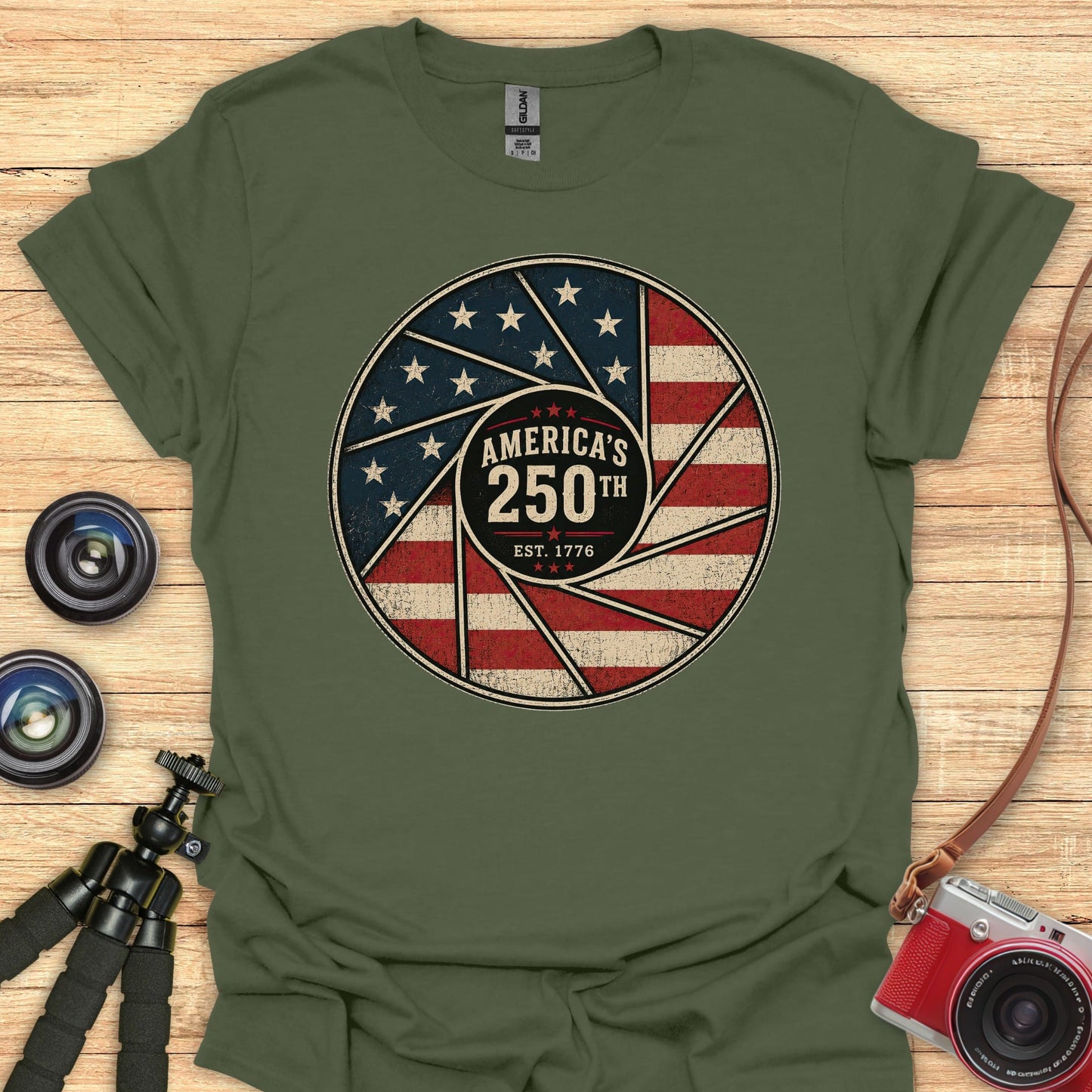 Aperture 250th EST 1776 T-Shirt