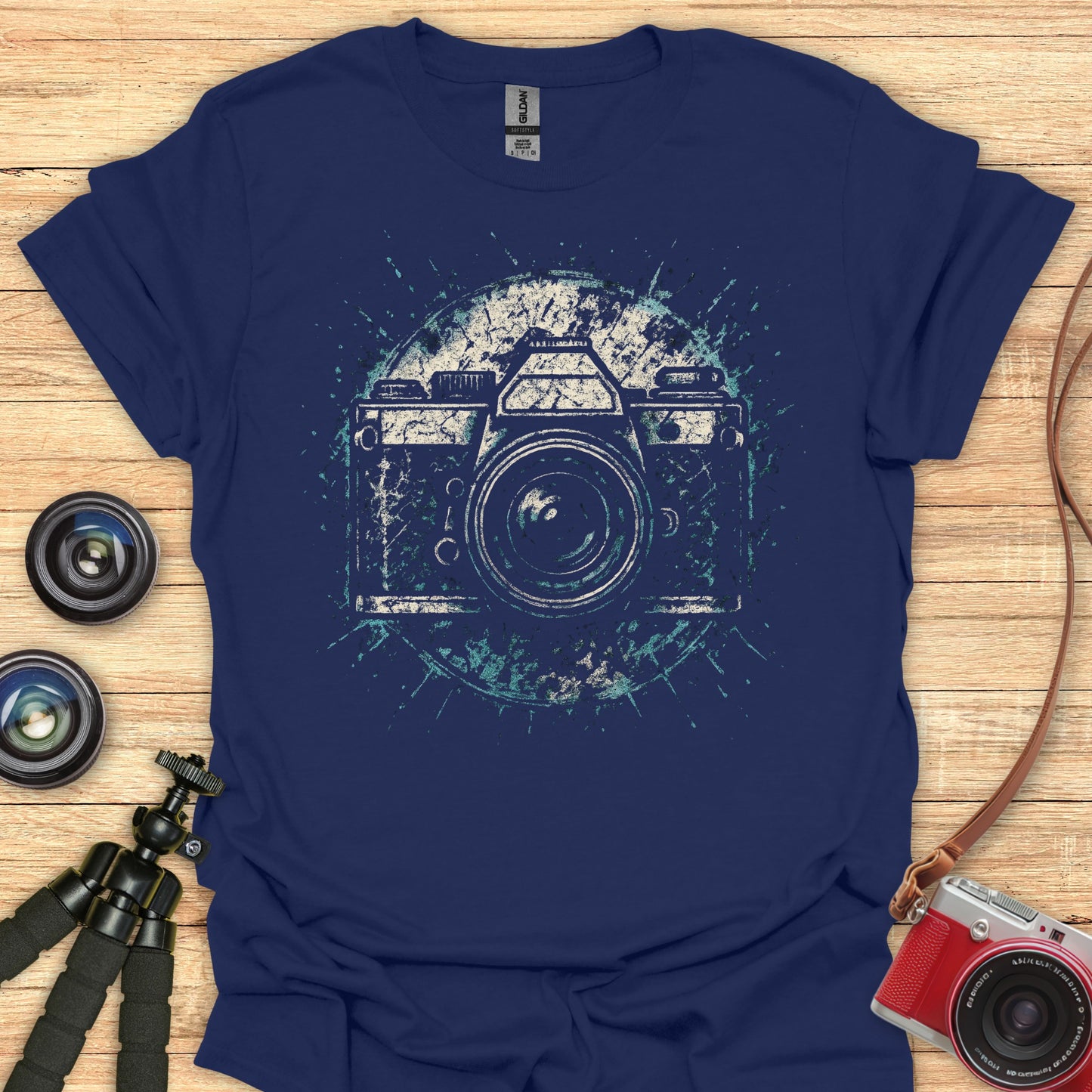 Camera Grunge T-Shirt