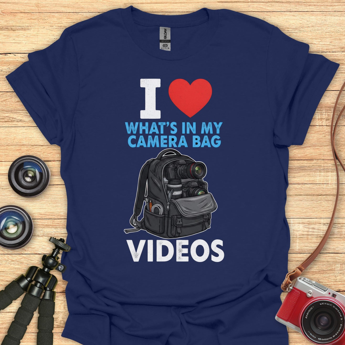 Camera Bag Videos T-Shirt