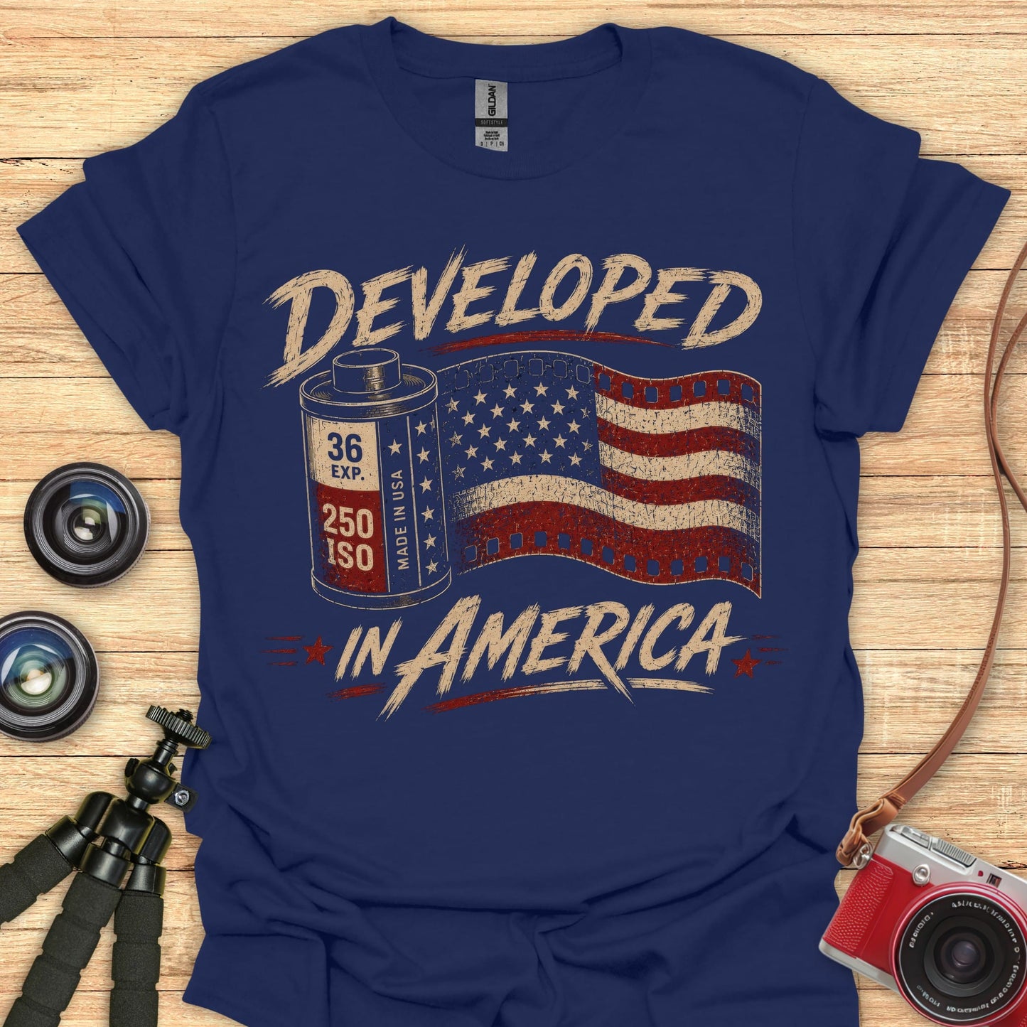 Developed In America 35mm T-Shirt