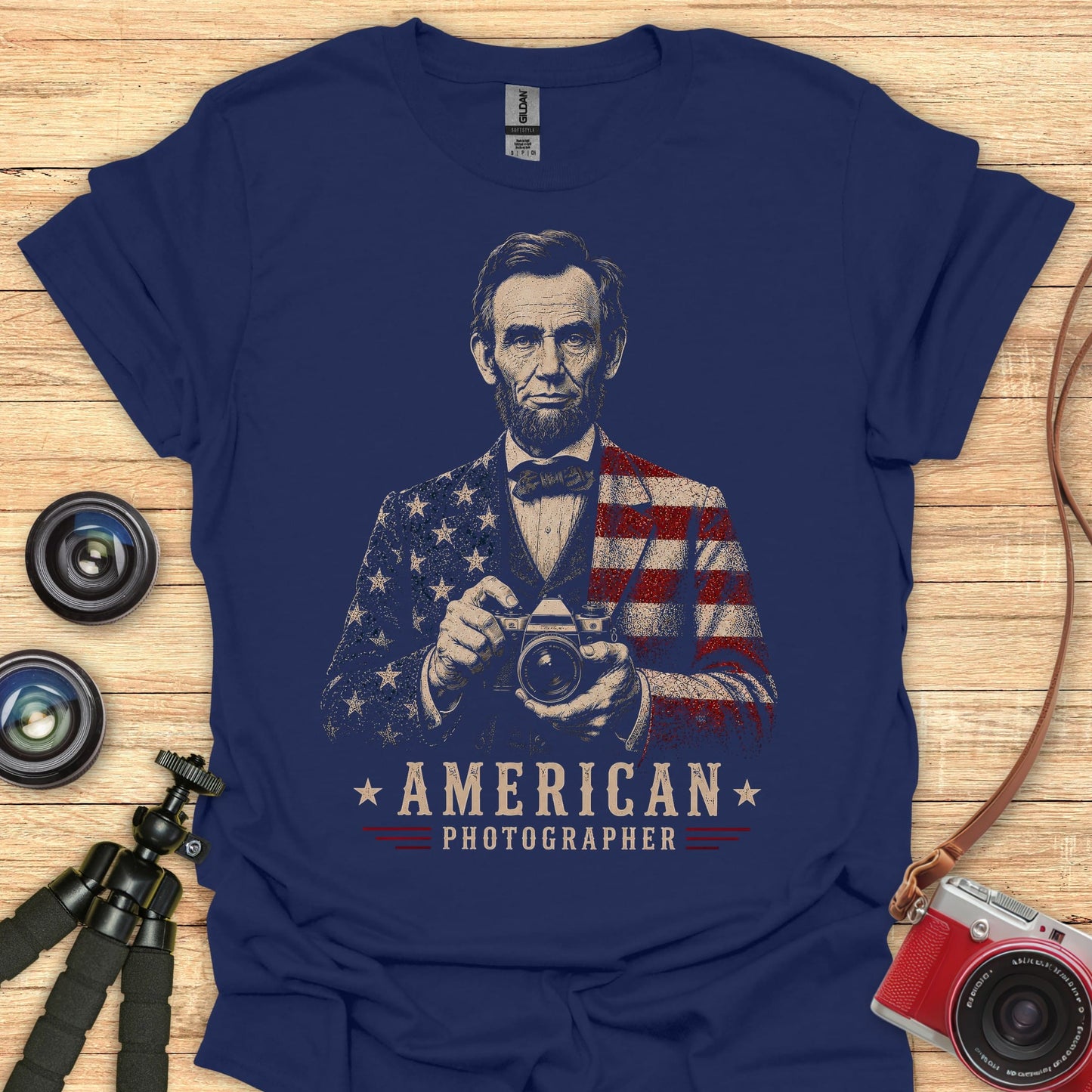 American Photographer Lincoln T-Shirt