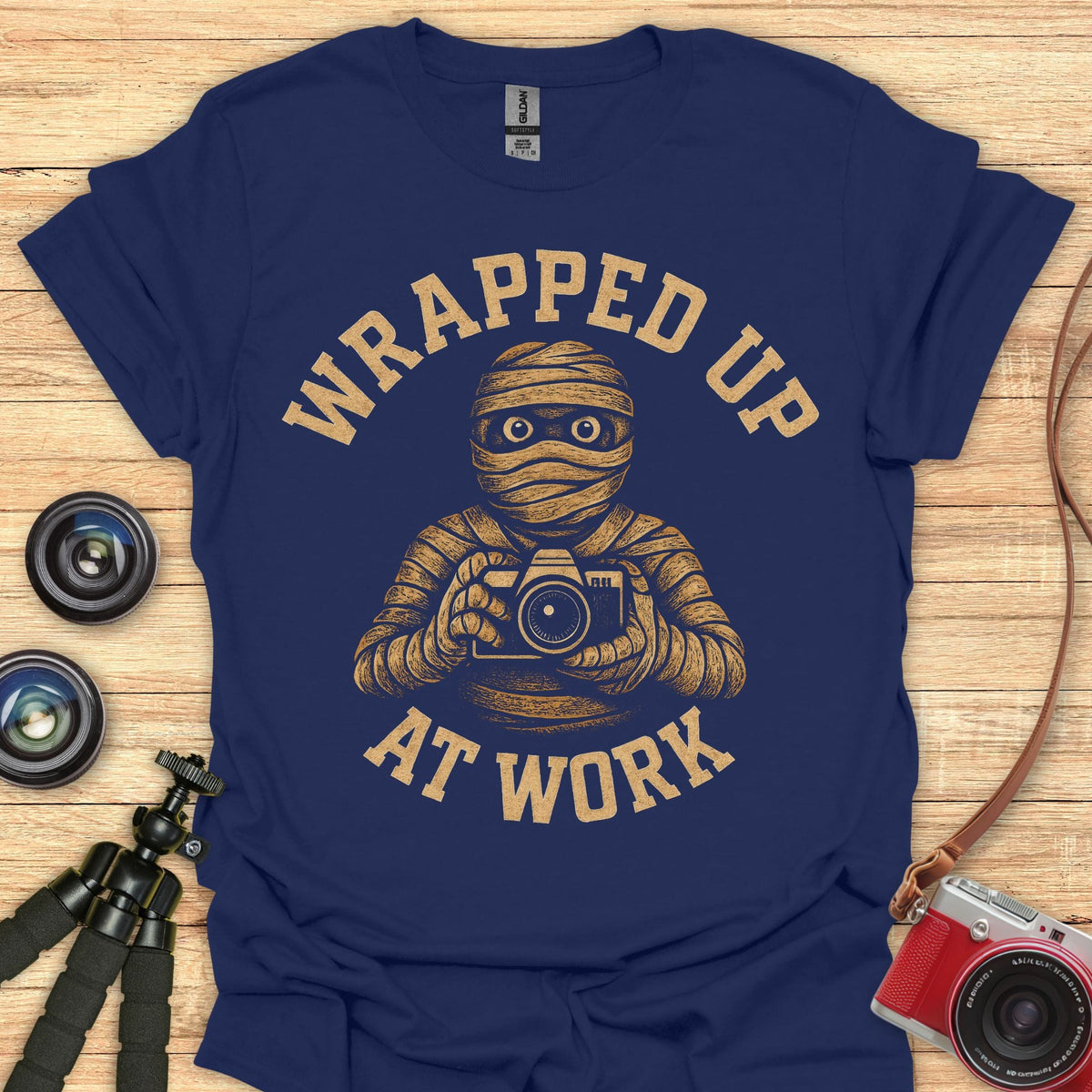 Wrapped Up At Work T-Shirt
