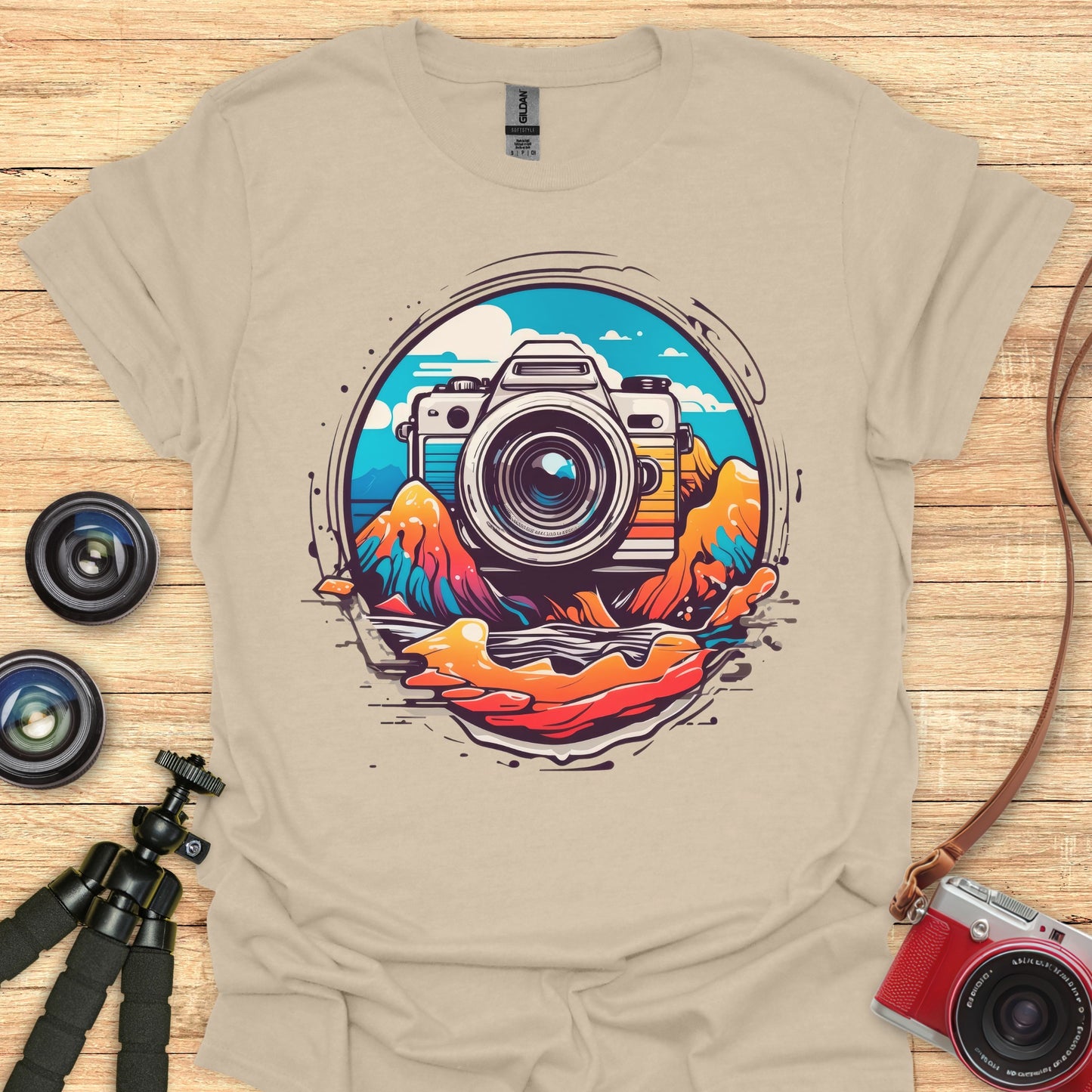 Camera Mountain View T-Shirt