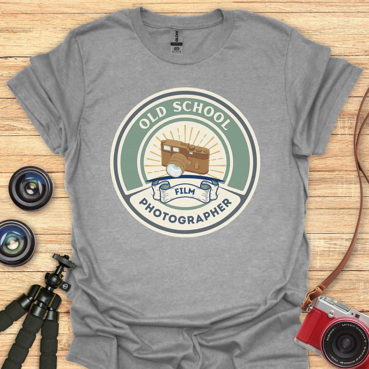 Old School Film Photographer T-Shirt