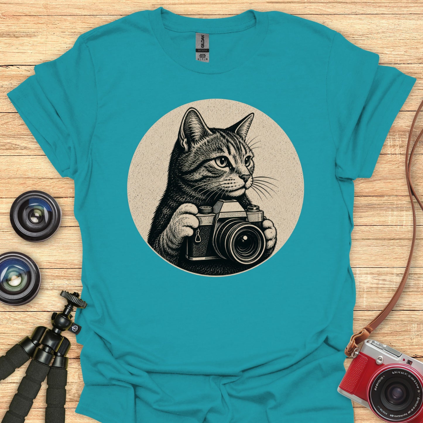 Kitty Camera T-Shirt
