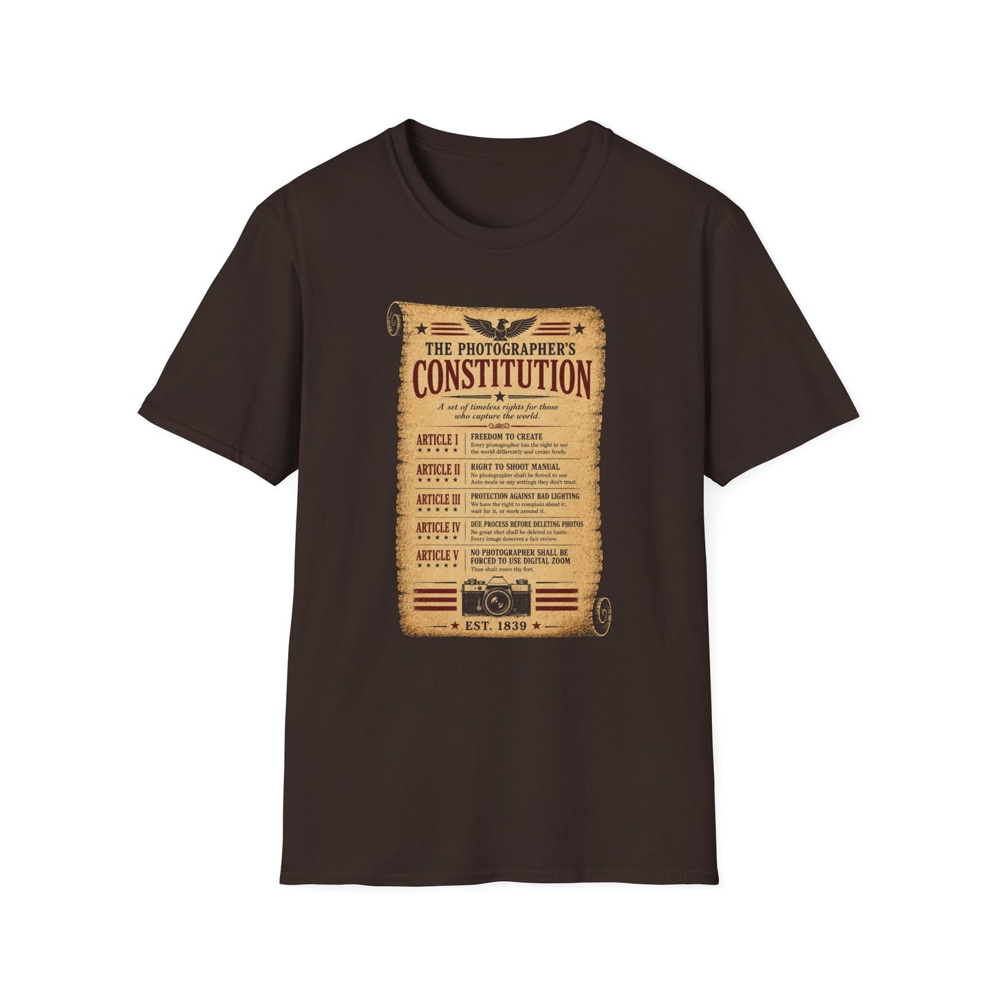 Photographer's Constitution T-Shirt