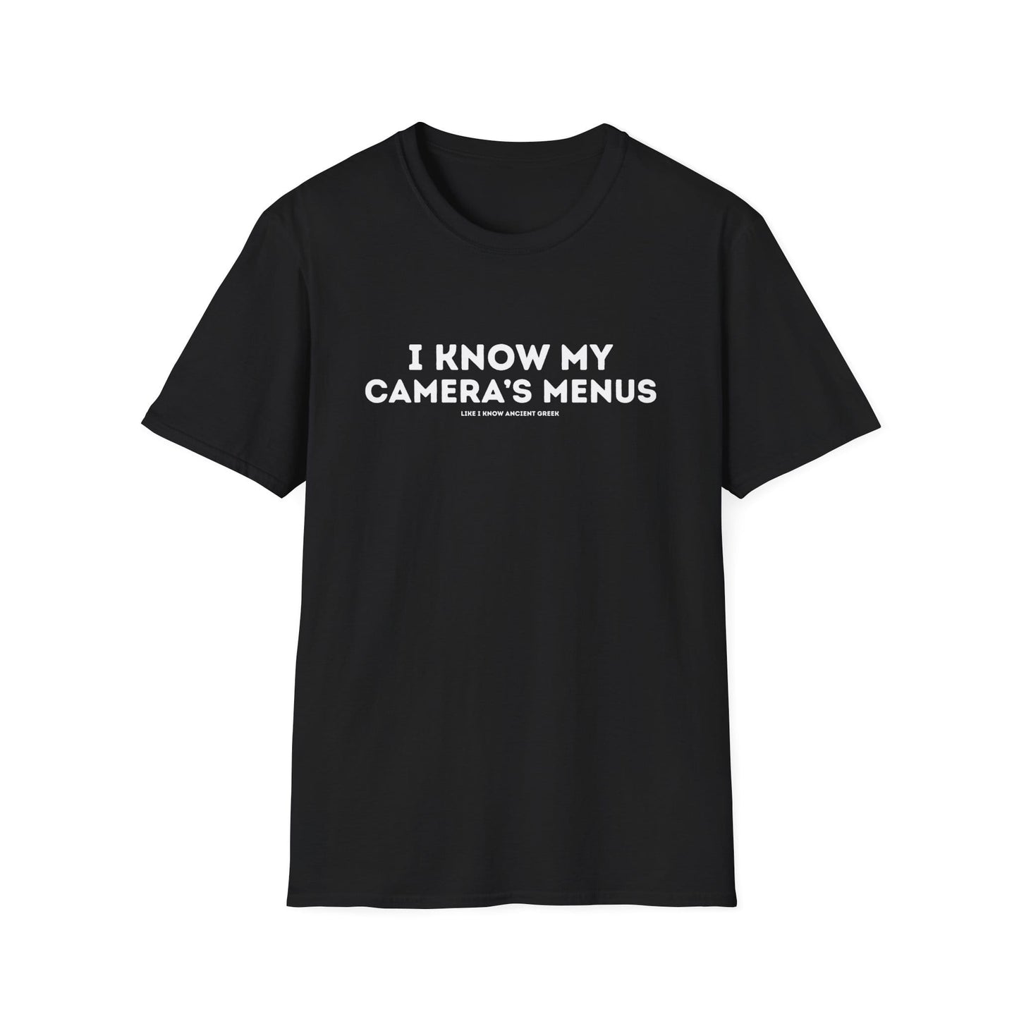 Camera Menus T-Shirt