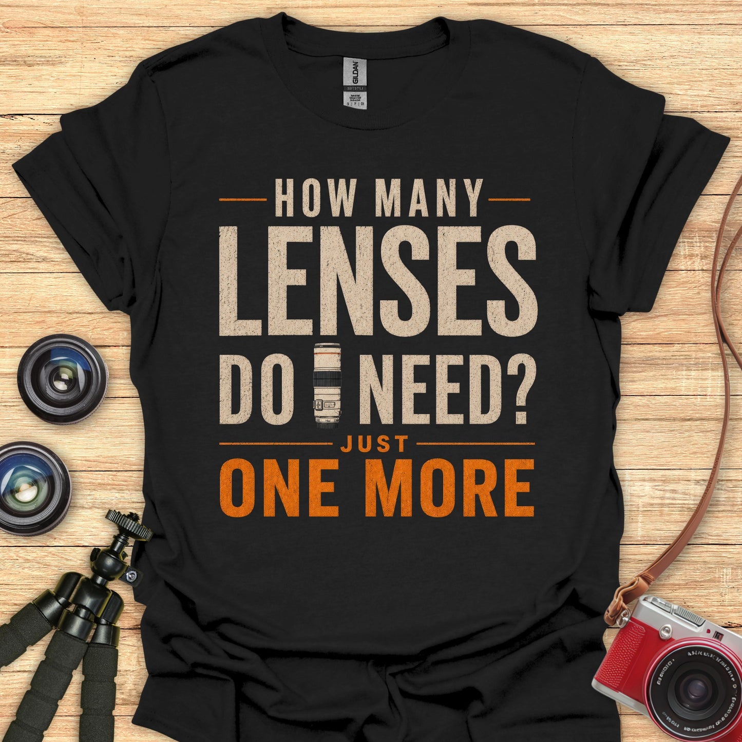 How Many Lenses? T-Shirt