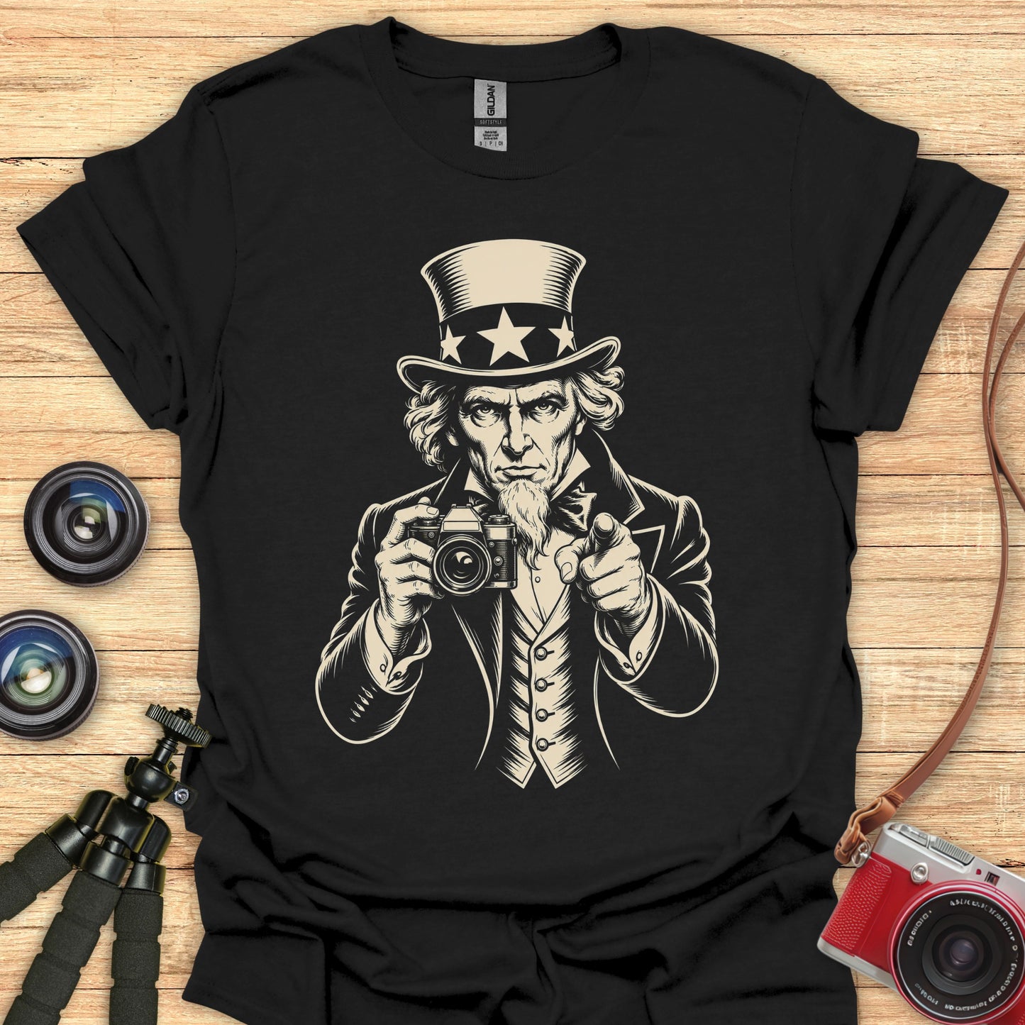 Uncle Sam Shoots T-Shirt
