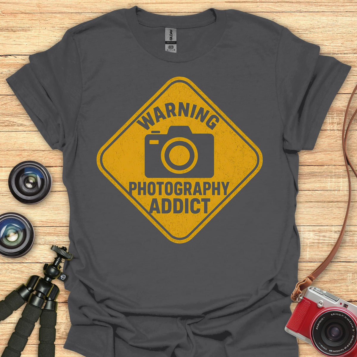 Warning Photography Addict T-Shirt