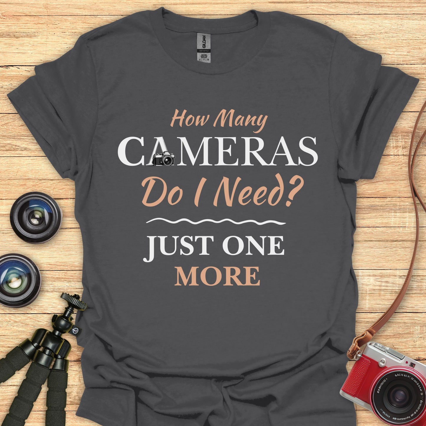 How Many Cameras? T-Shirt