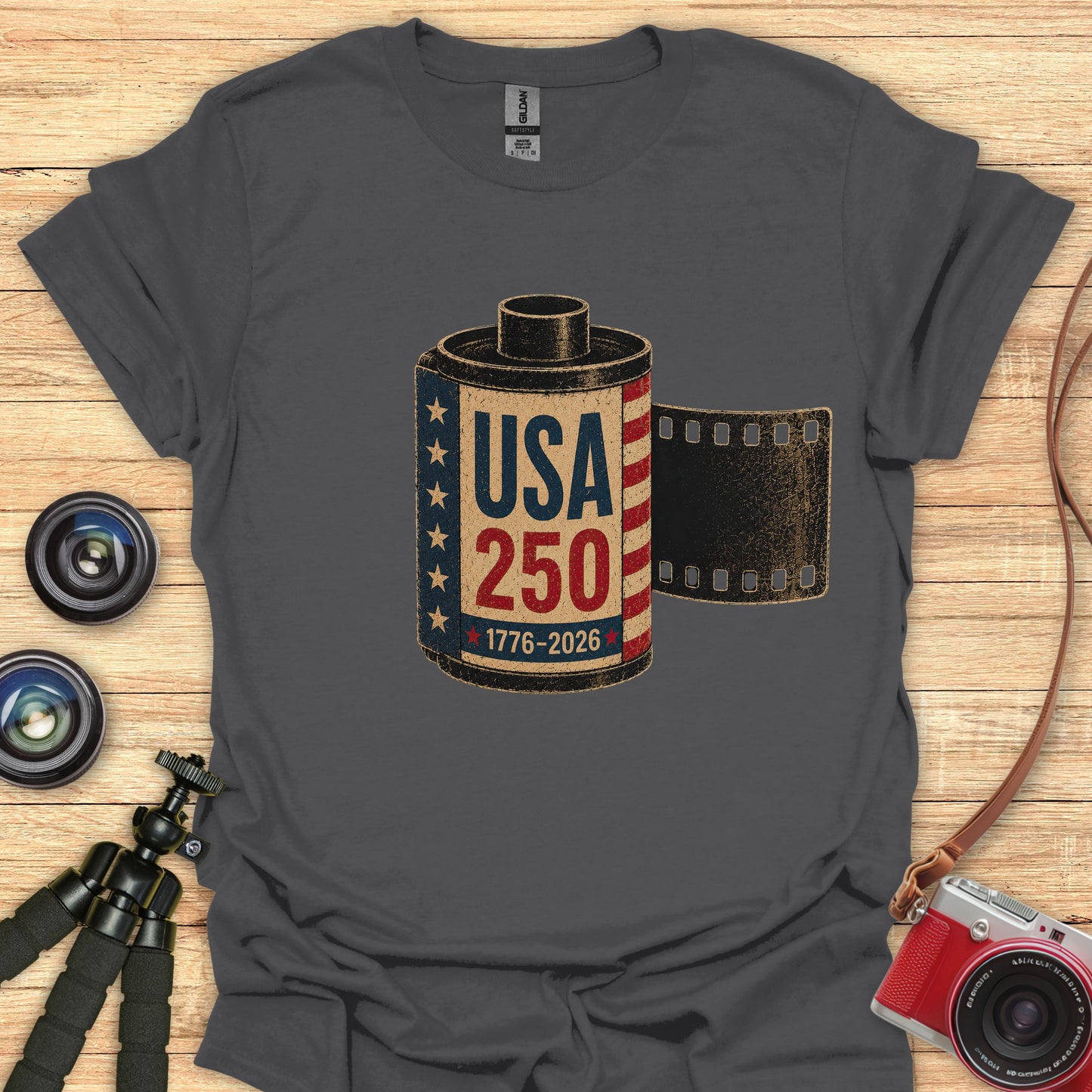 35mm Film Roll 250th T-Shirt