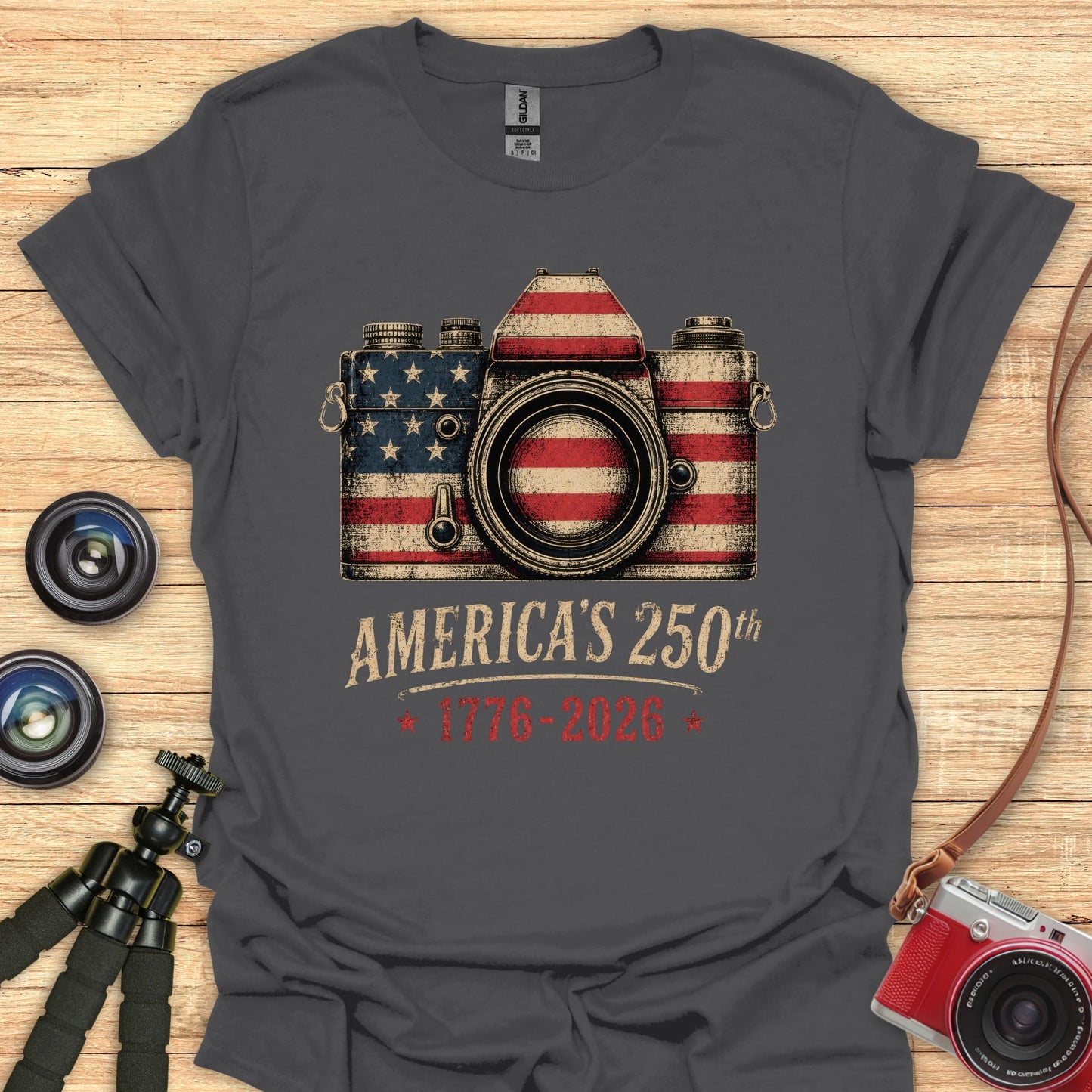 American Classic Camera 250th T-Shirt