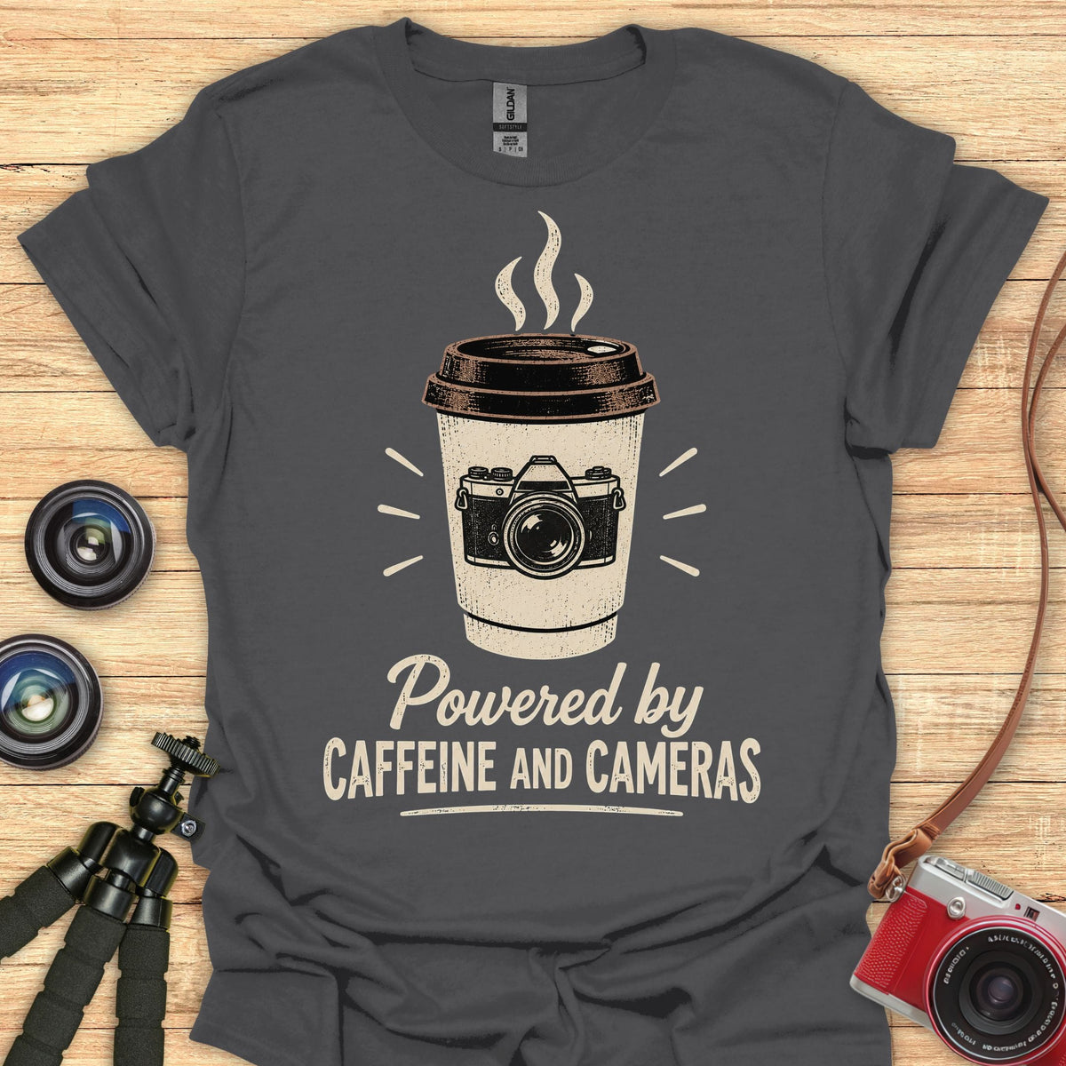 Caffeine Camera Power T-Shirt
