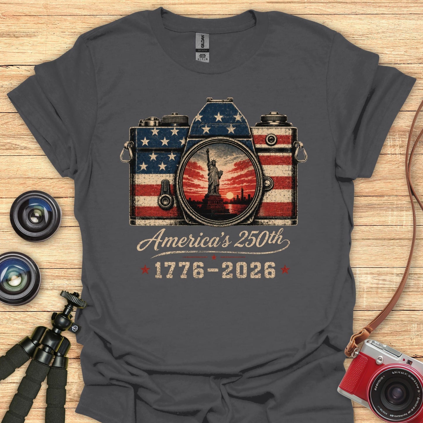 Camera Liberty USA 250 T-Shirt