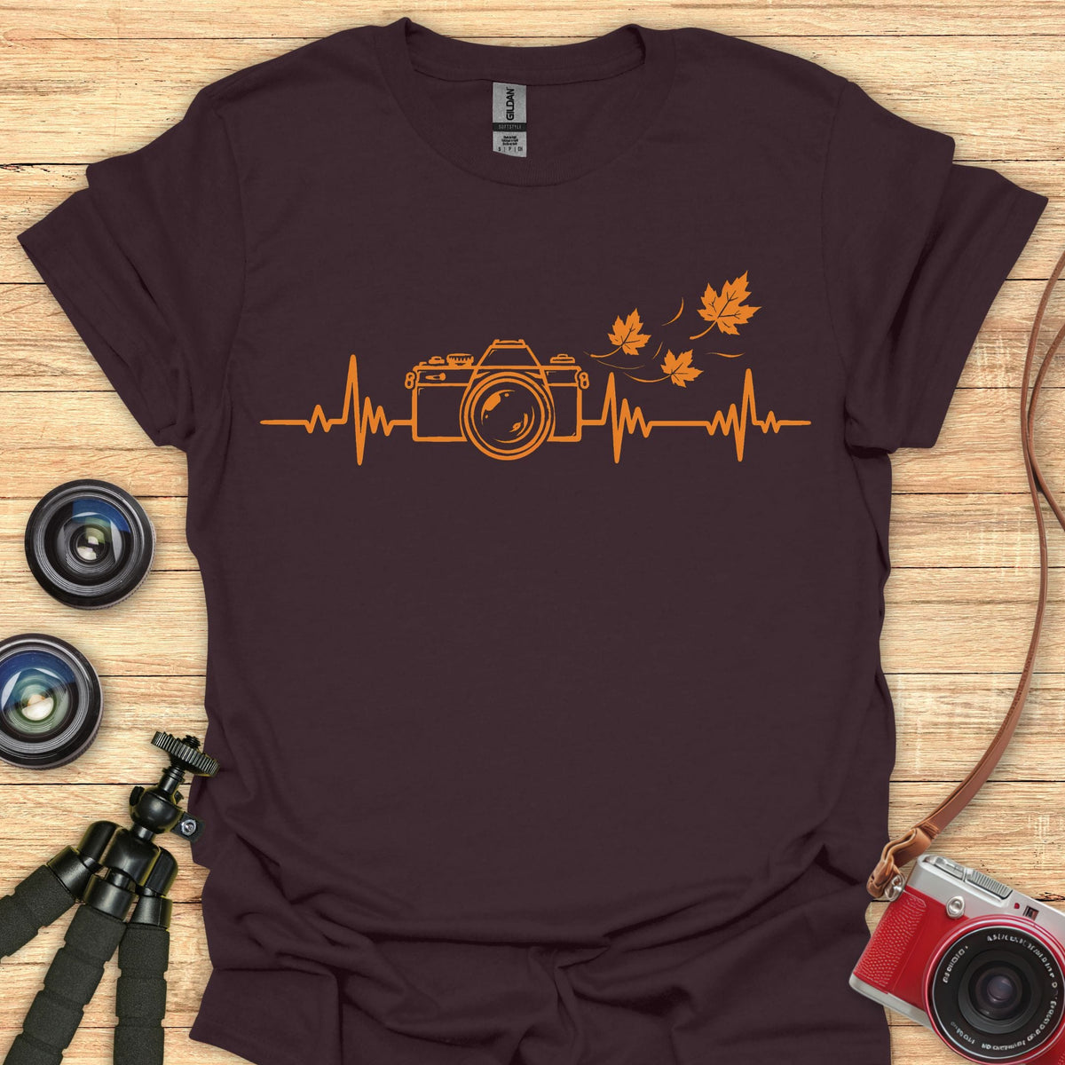 Fall Photo Heartbeat T-Shirt
