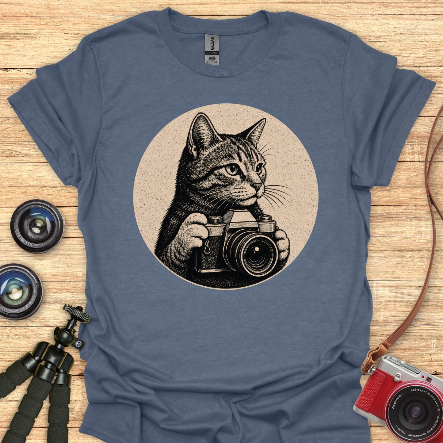 Kitty Camera T-Shirt