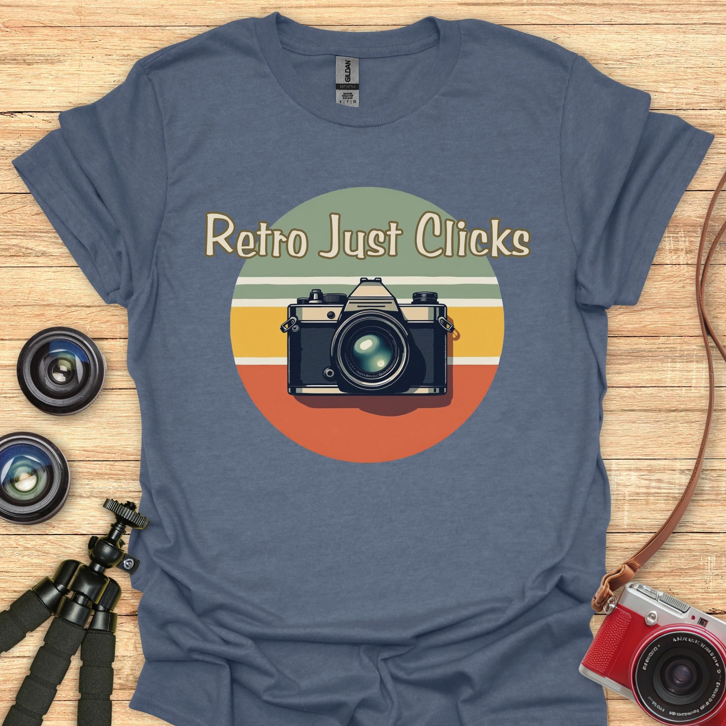 Retro Just Clicks T-Shirt