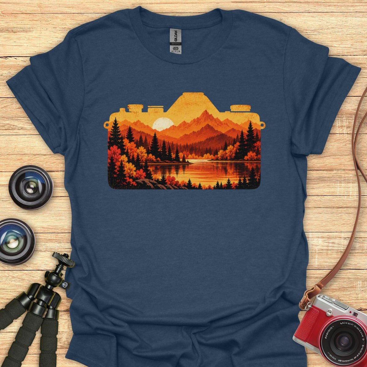 Fall Double Exposed T-Shirt