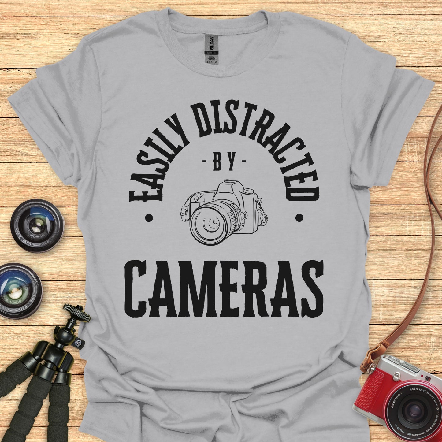 Easily Distracted By Cameras T-Shirt