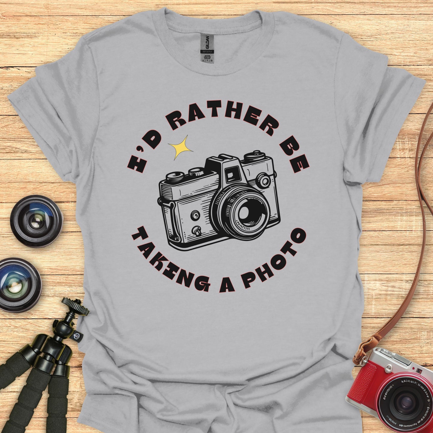 I'd Rather Be Taking a Photo T-Shirt
