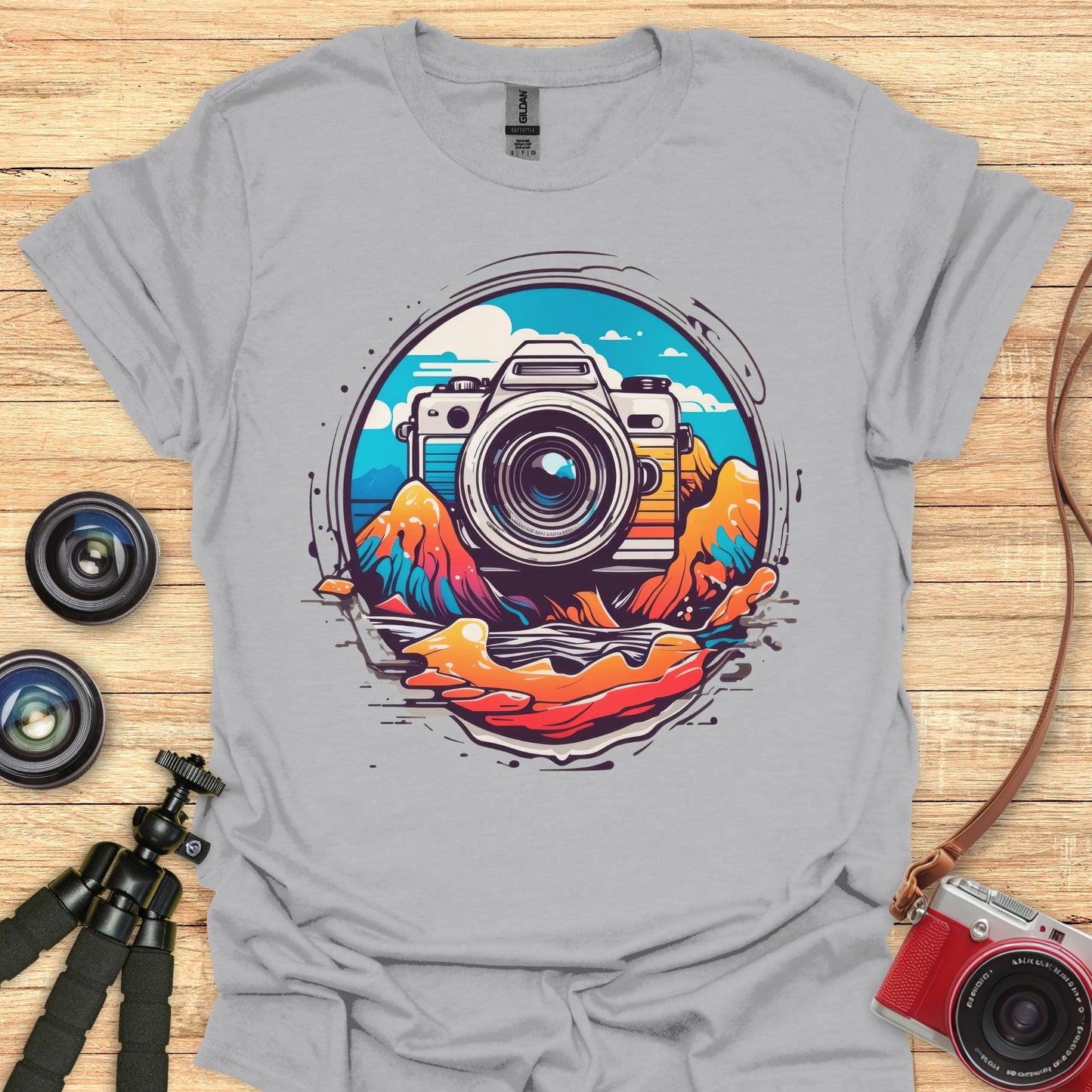 Camera Mountain View T-Shirt