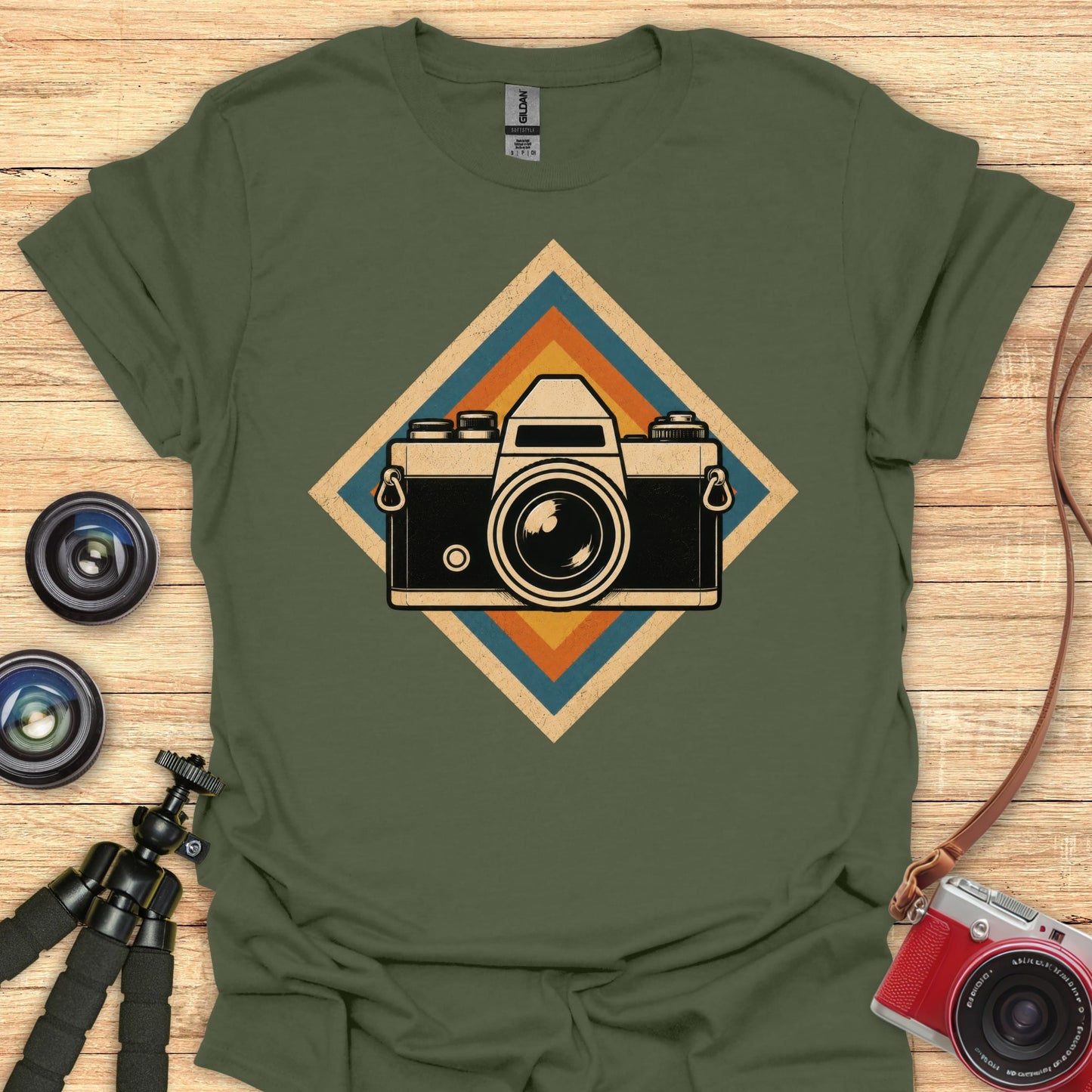 Retro Diamond Shot T-Shirt