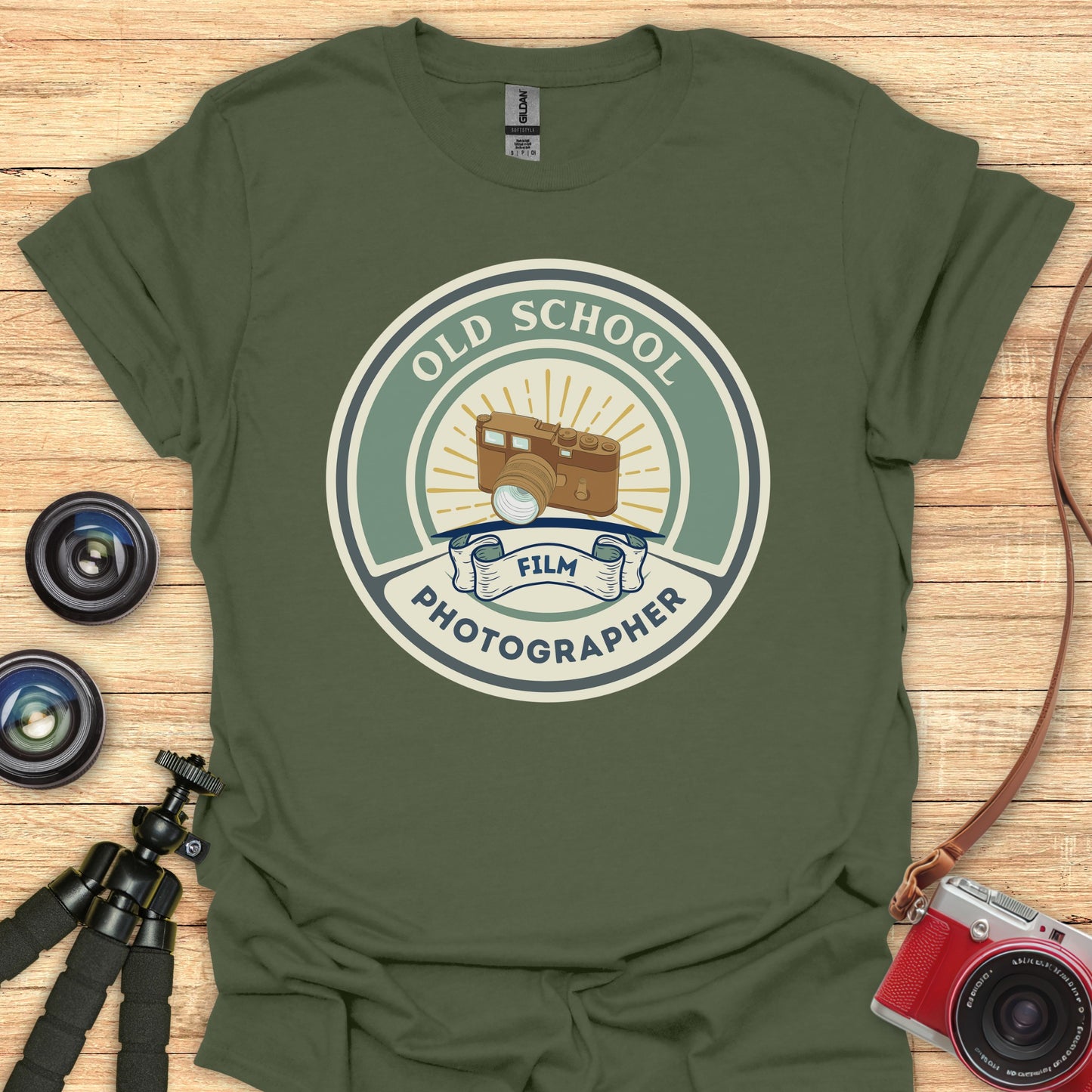 Old School Film Photographer T-Shirt