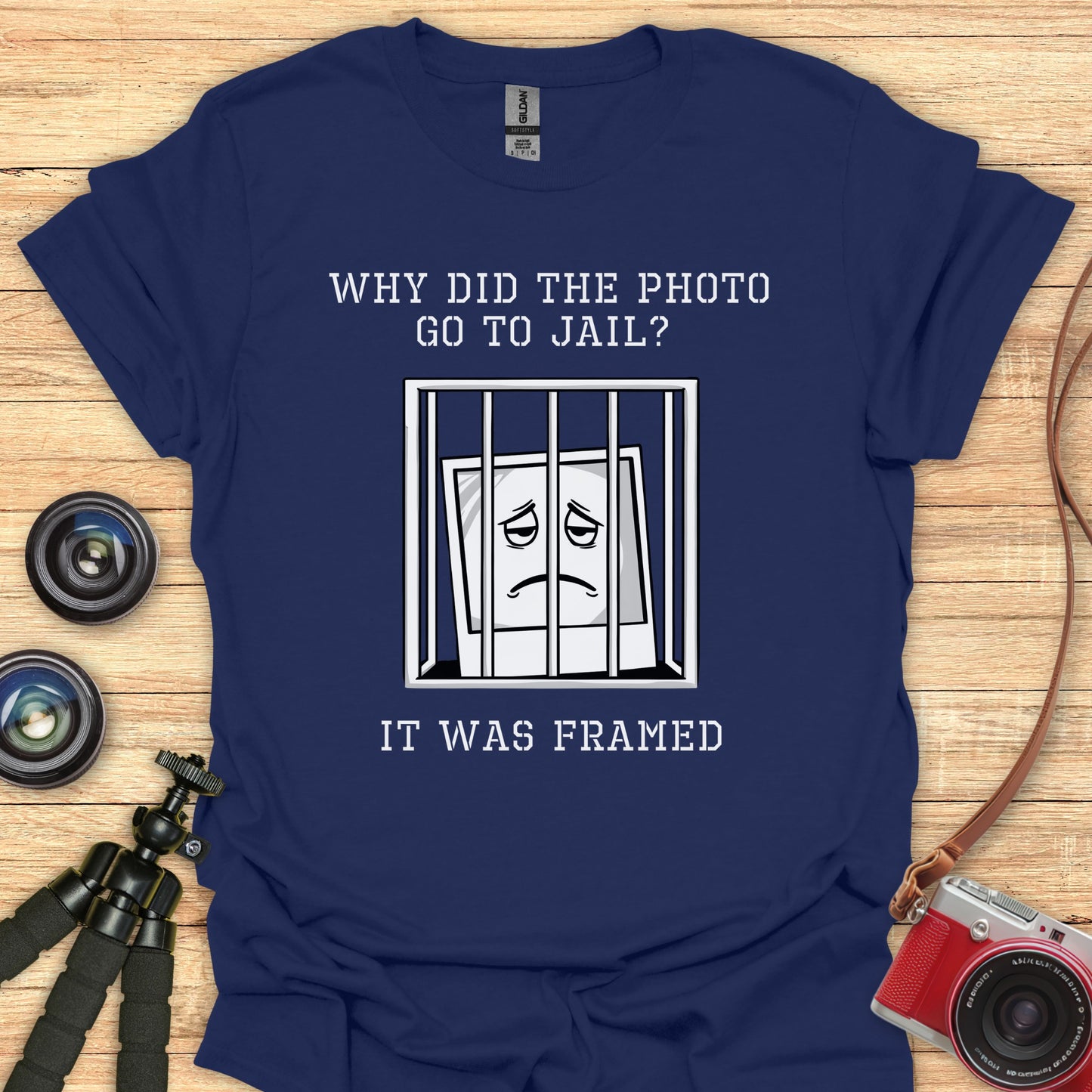 Why Did The Photo Go To Jail? T-Shirt