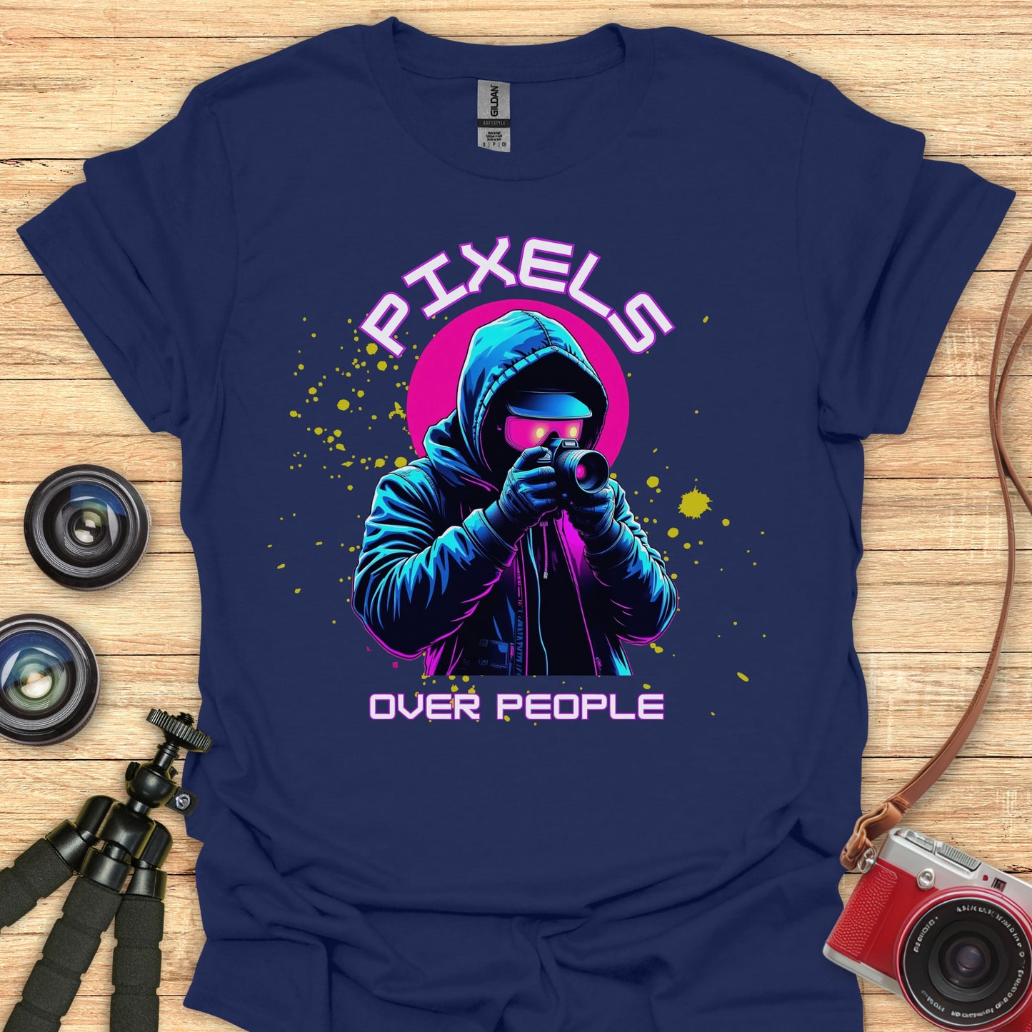 Pixels Over People T-Shirt