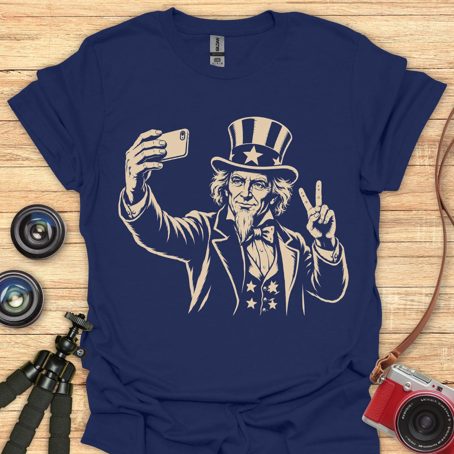 Uncle Sam Selfie T-Shirt