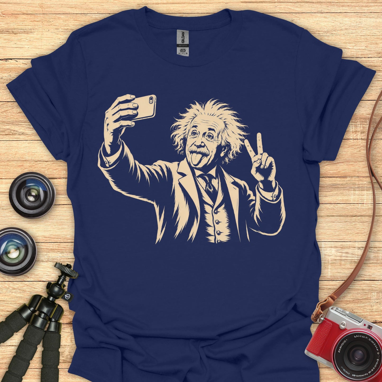 Einstein Selfie T-Shirt