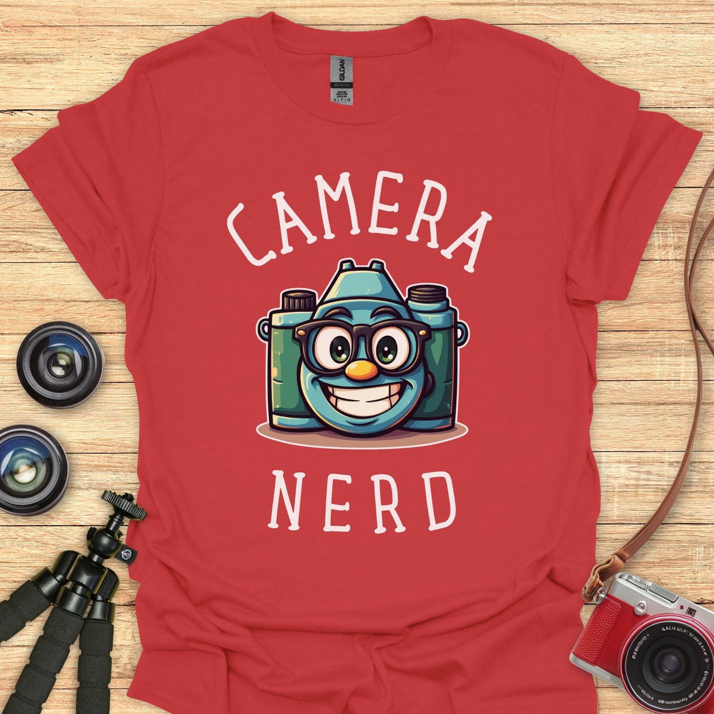 Camera Nerd T‑Shirt