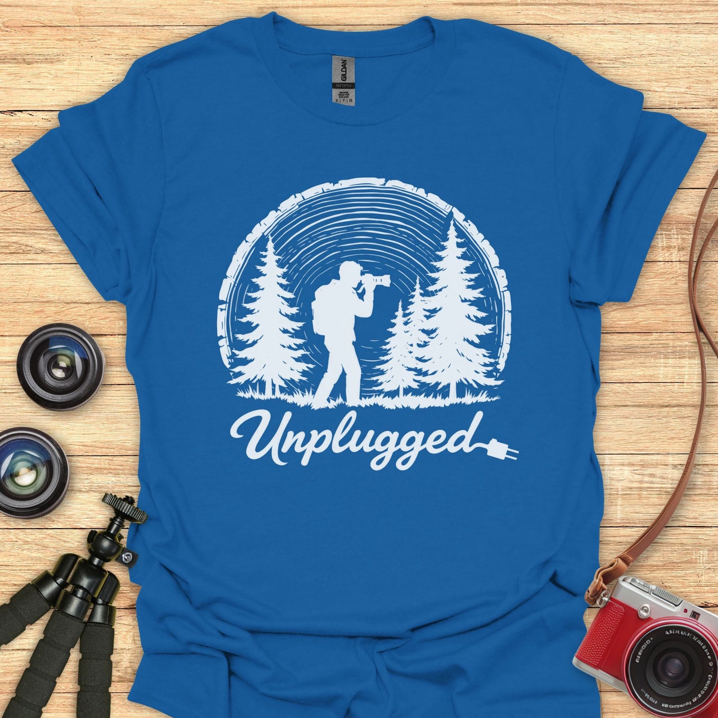 Unplugged Photographer T-Shirt