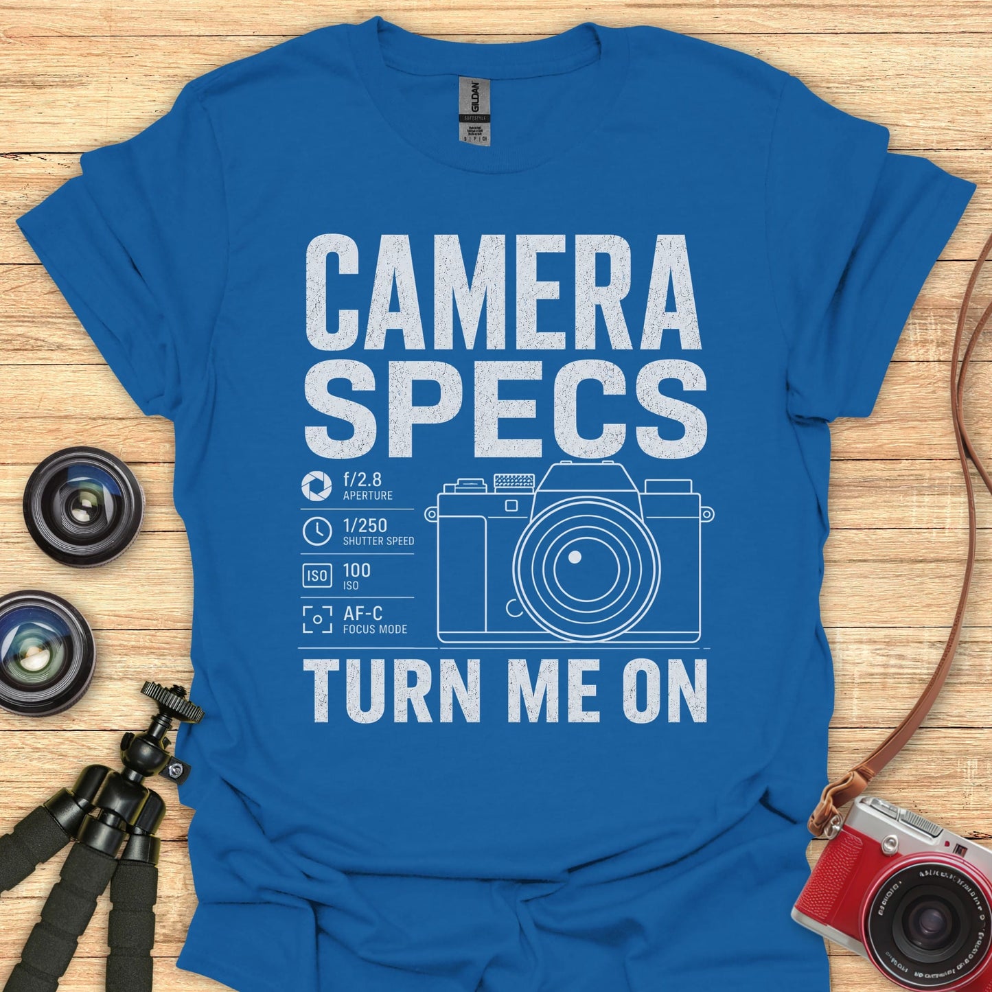 Camera Specs T-Shirt