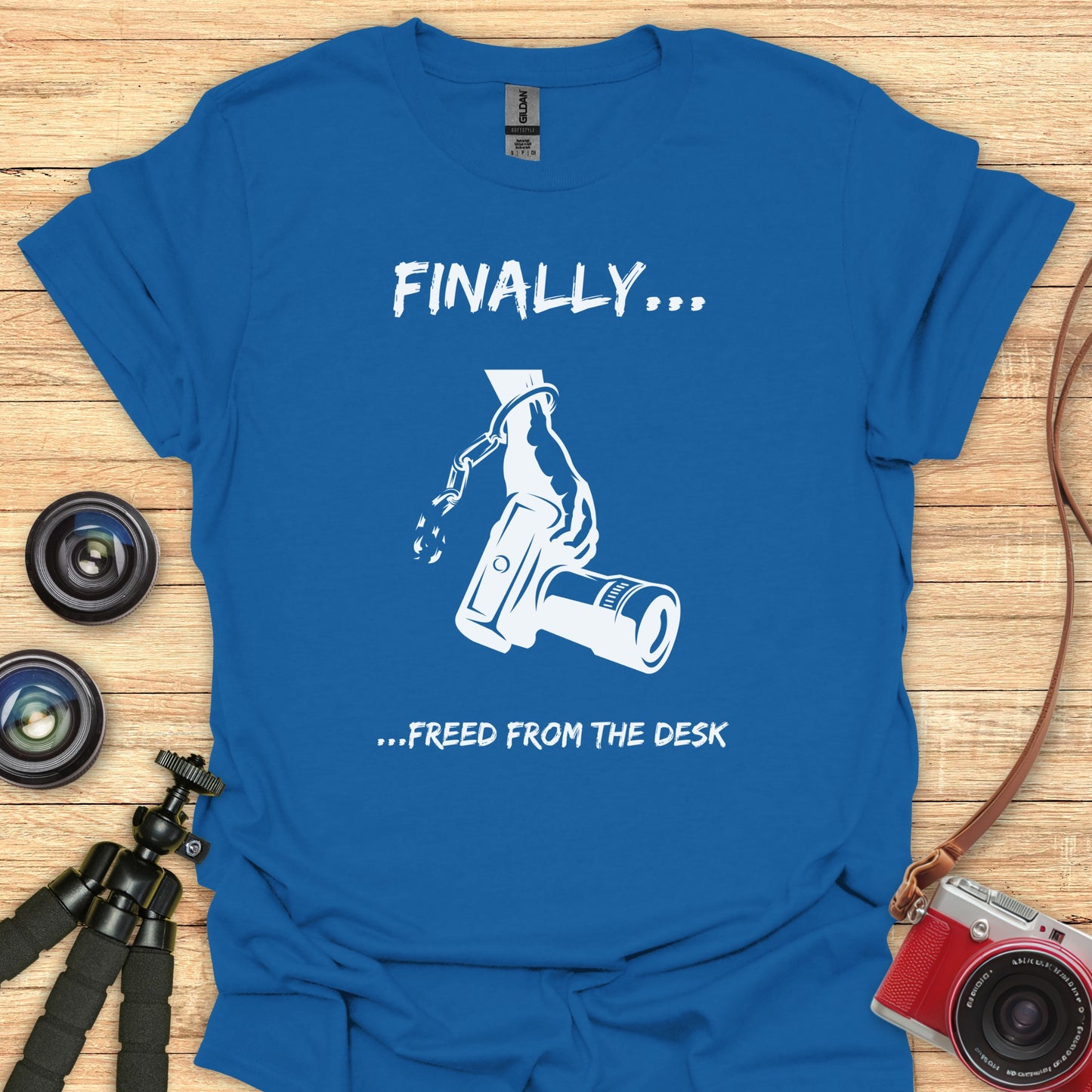 Finally Freed from the Desk T-Shirt
