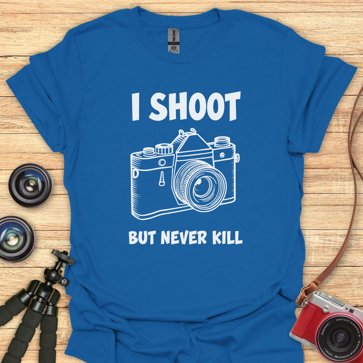 I Shoot But Never Kill T-Shirt
