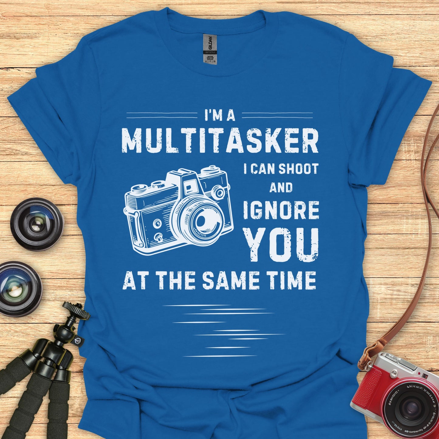 Multitasking Photographer T-Shirt