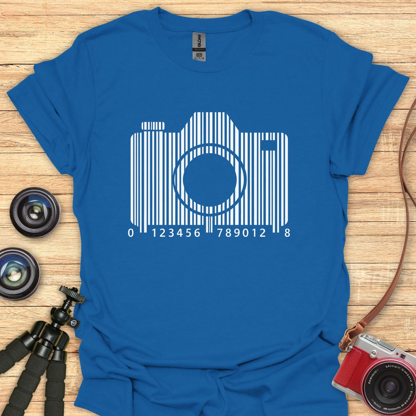 Camera UPC Code T-Shirt