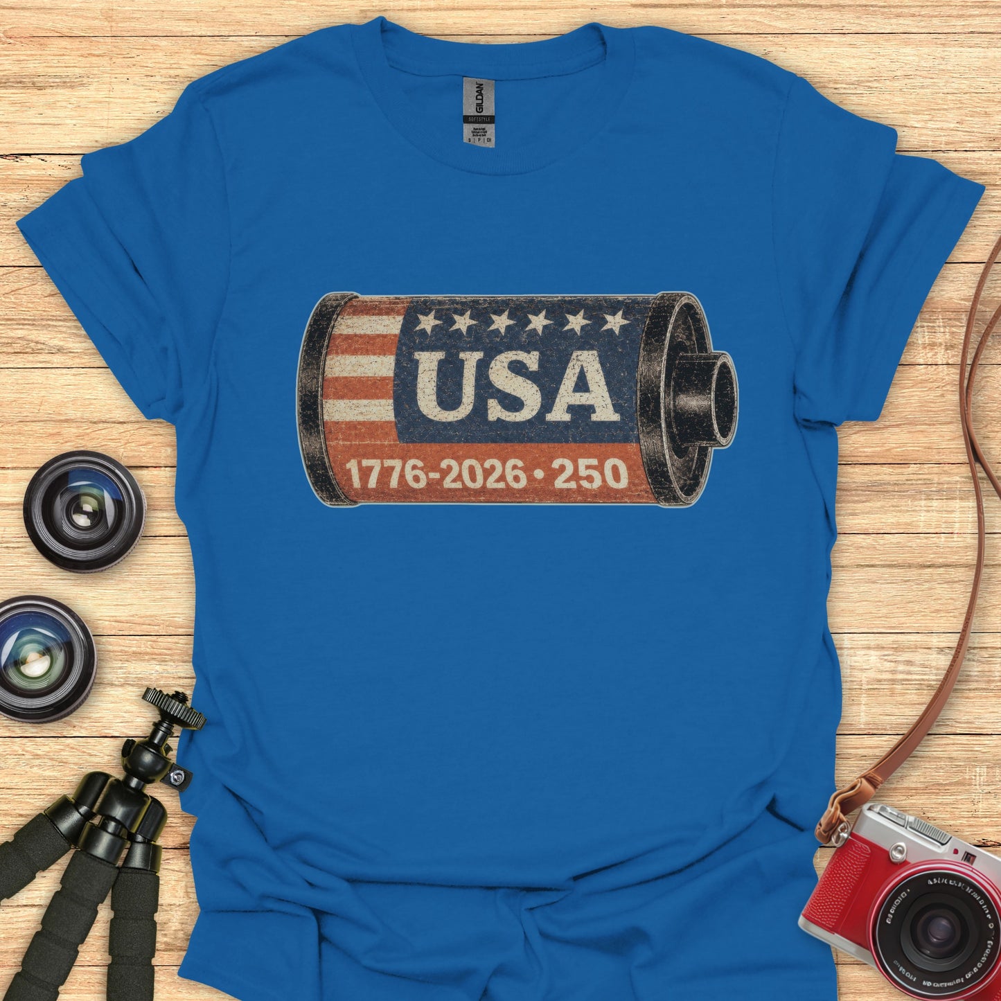 USA Film Roll 250th T-Shirt
