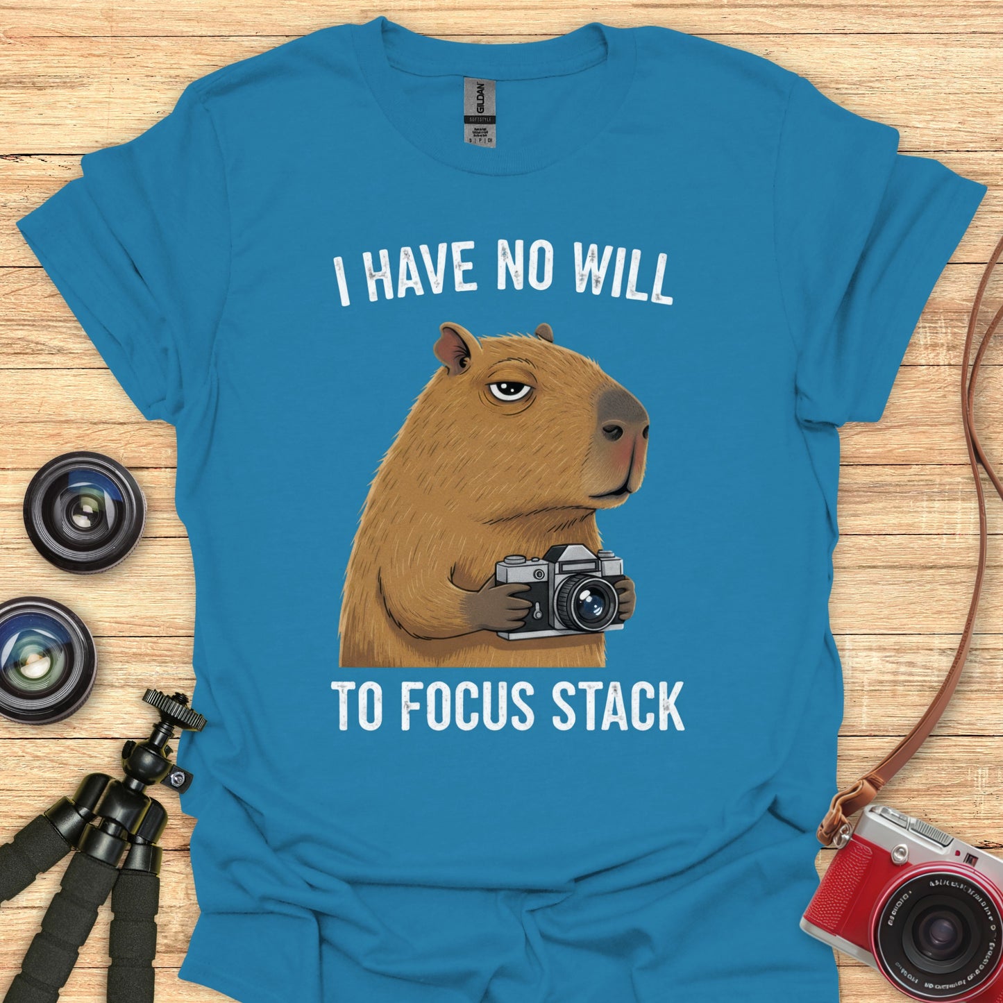 No Will To Focus Stack T-Shirt