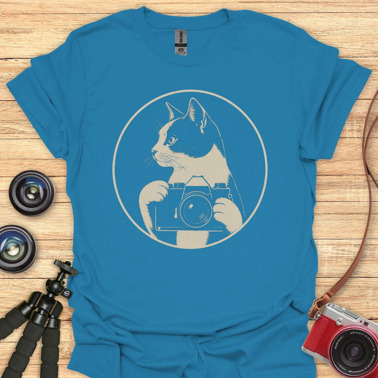 Camera Cat T-Shirt