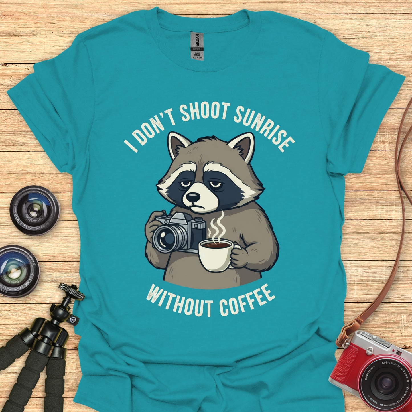 I Don’t Shoot Sunrise Without Coffee T-Shirt