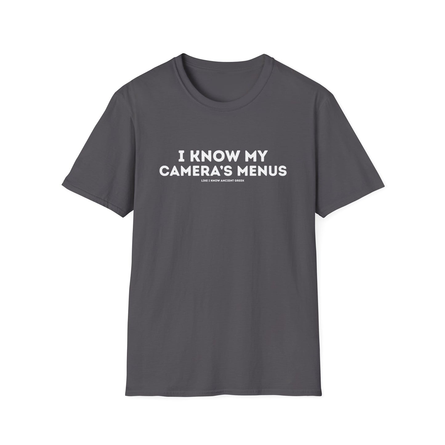 Camera Menus T-Shirt