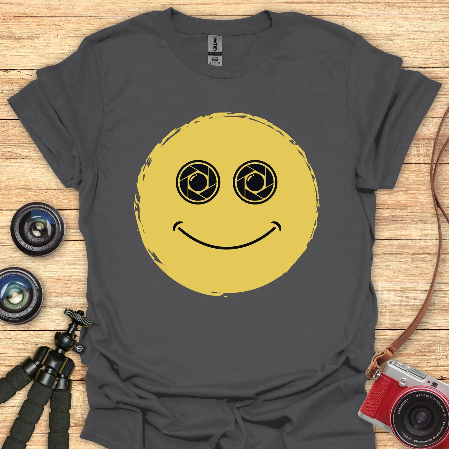 Aperture Eyes Smiley Face T-Shirt