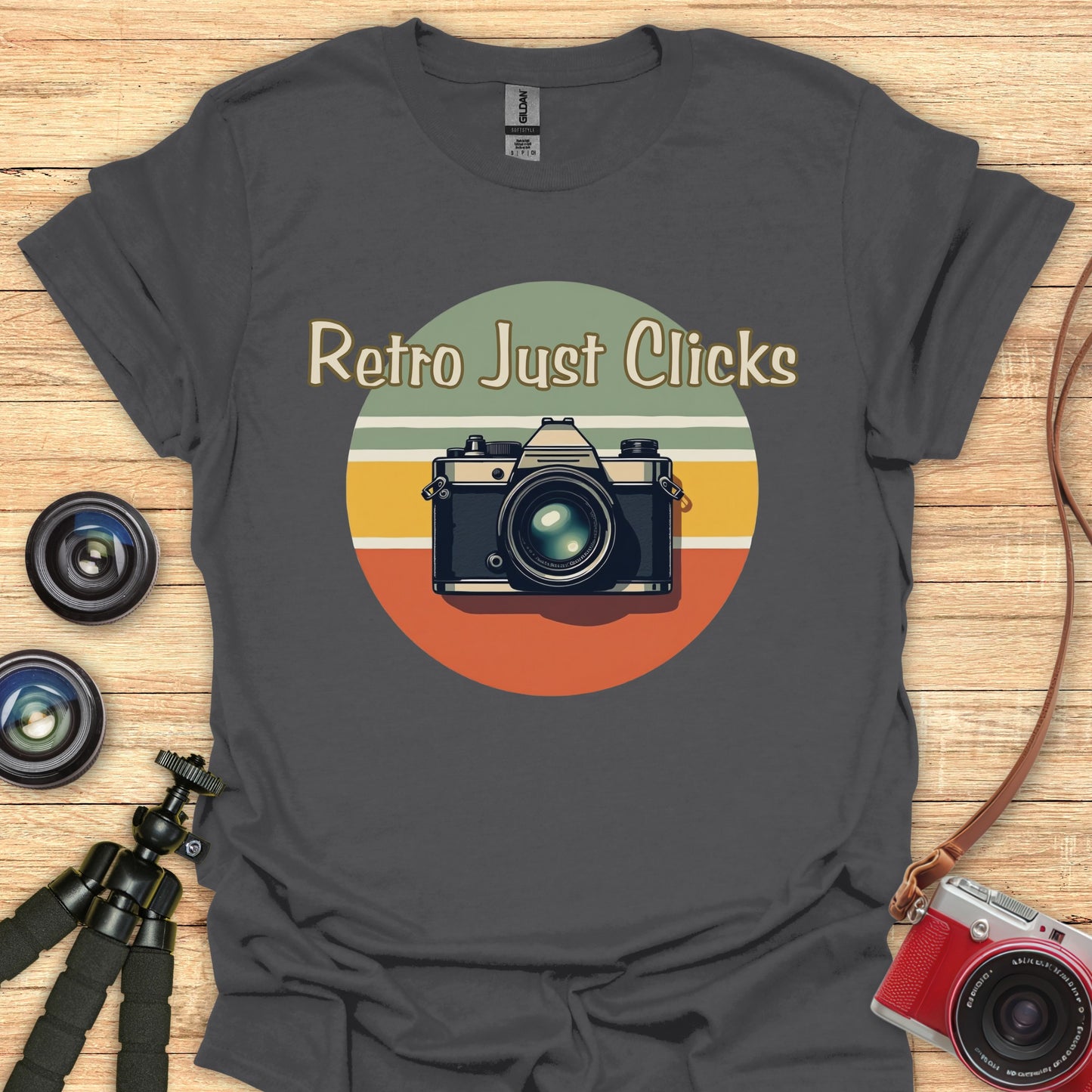 Retro Just Clicks T-Shirt