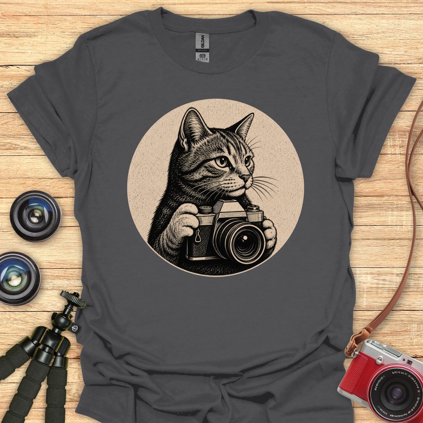 Kitty Camera T-Shirt