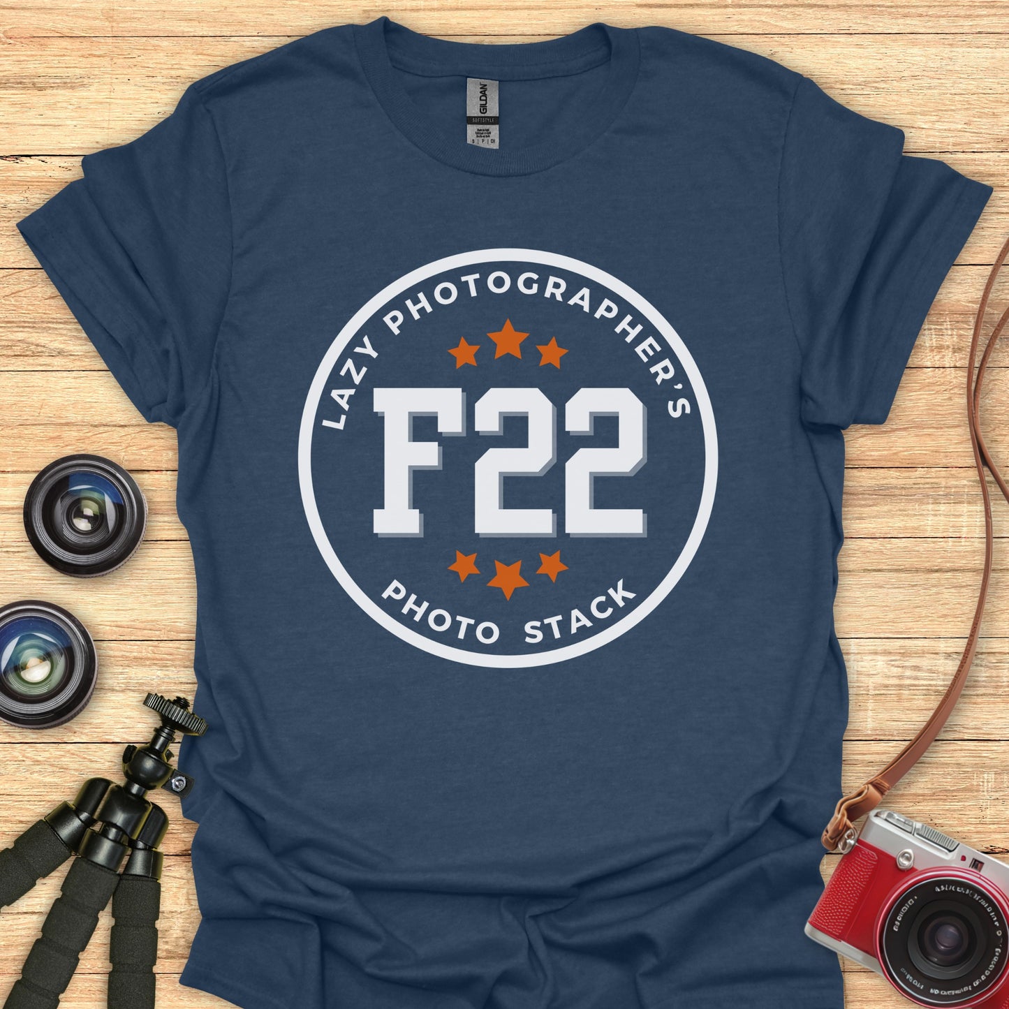 Lazy Photo Stack T‑Shirt